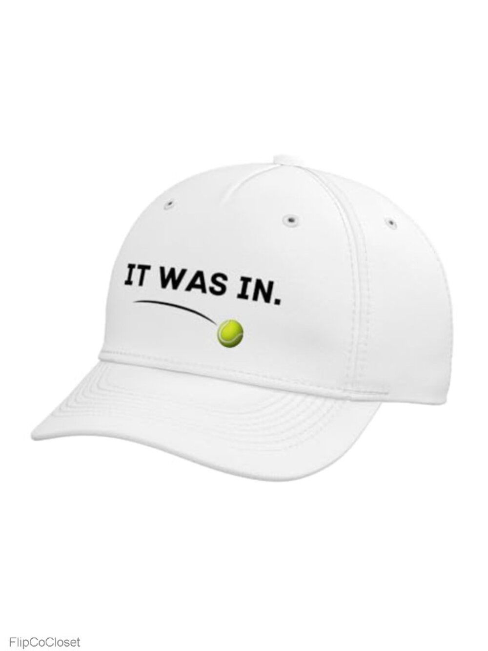 Funny Tennis Adjustable Baseball Hat White Cotton Snapback